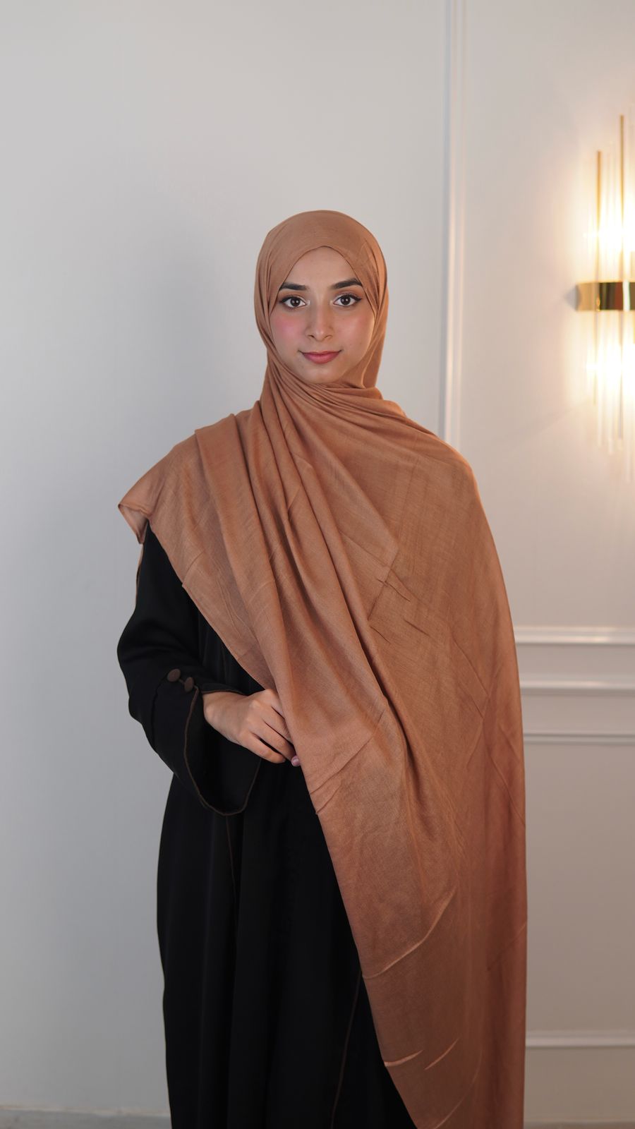 salmon Modal Hijab.